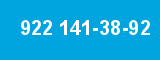 922 141-38-92